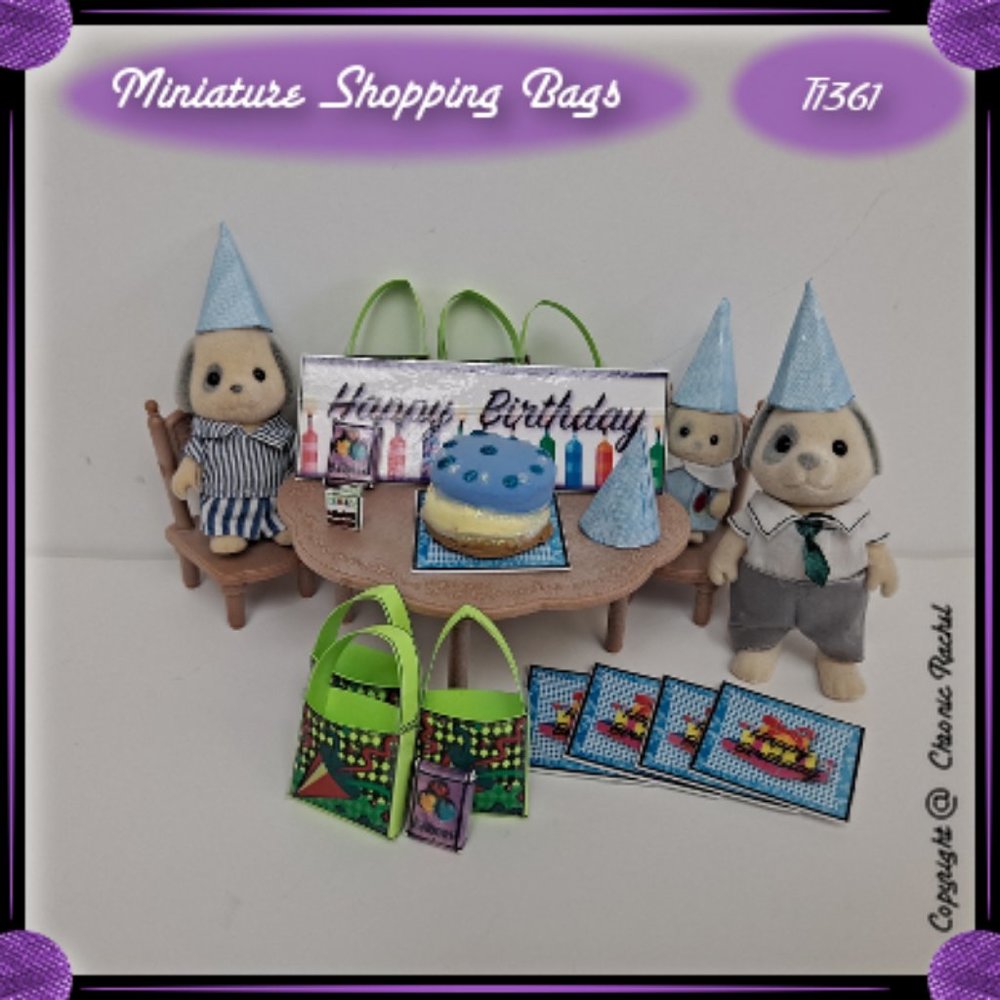 20-Piece Birthday Boy Party Store Shopping Bag Set